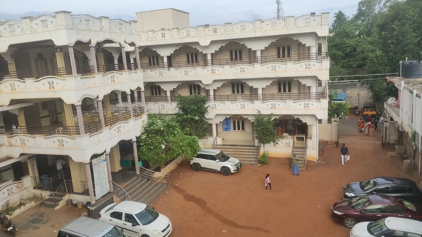 Karnataka Guest House exterior in Srisailam Project